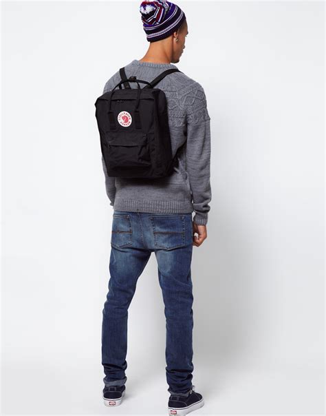 Lyst Fjallraven Kanken Backpack In Black For Men