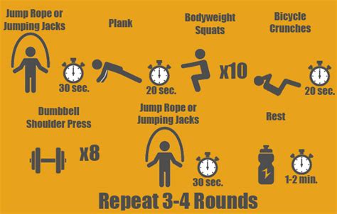 Circuit Training Exercises For Cardiovascular Endurance Wiring Flow Schema