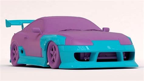 Toyota Supra Mk Bn Sports Body Kit Printable D Model