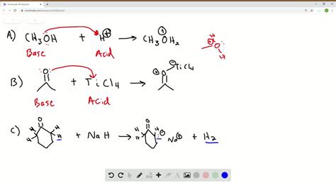 Solved Identify The Acids And Bases In The Following Reactions Numerade