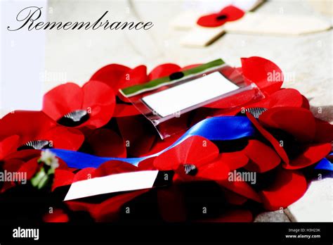 Remembrance day scene Stock Photo - Alamy