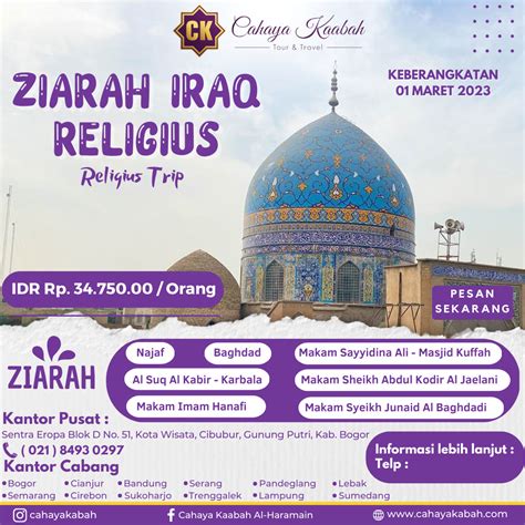 Ziarah Iraq Cahaya Kaabah Tour Travel