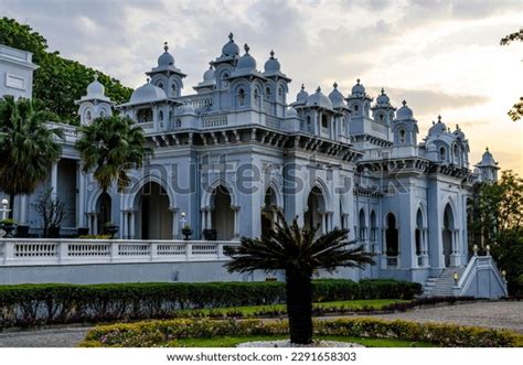 Exterior Falaknuma Palace Hyderabad Telangana India Stock Photo ...