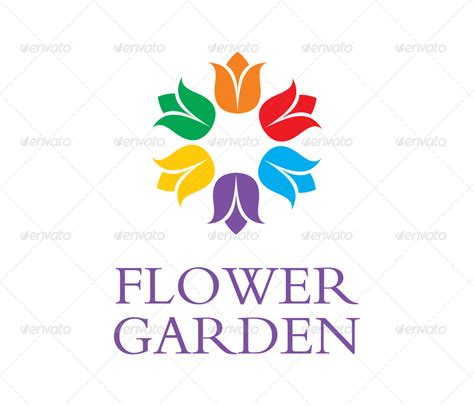 Flower Garden Logo Templates Graphicriver