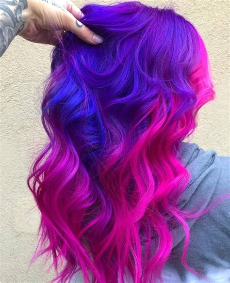 Light Pink And Purple Hair