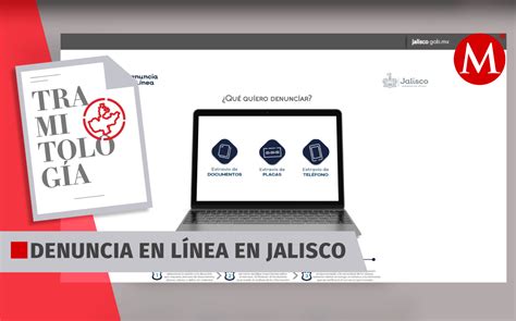 Cómo poner una denuncia en línea en Jalisco 2023 Grupo Milenio