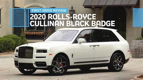 2020 Rolls-Royce Cullinan Black Badge First Drive: Dark Horse