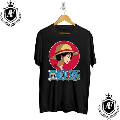 Jual Cod ONEPIECE MISTY LUFFY ZORO SANJI Kaos Distro KAOS TSHIRT C7