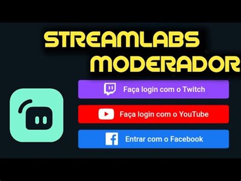 Como Configurar O Streamlabs Moderador Parte Youtube