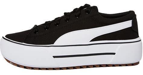 Puma Kaia Platform Sneakers In Black Lyst