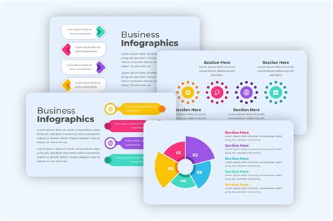 创意步骤信息数据图表设计素材 Creative Infographics Bundle 设计小咖