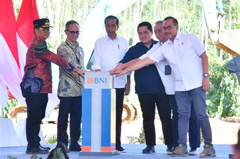 Sekretariat Kabinet Republik Indonesia Groundbreaking Bni Di Ikn