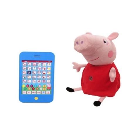 Peppa Pig Peluche Interactivo Con Tablet