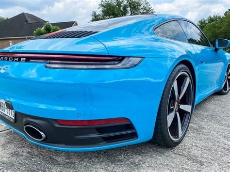 2020 Porsche 992 Carrera S Coupe Miami Blue Pcarmarket