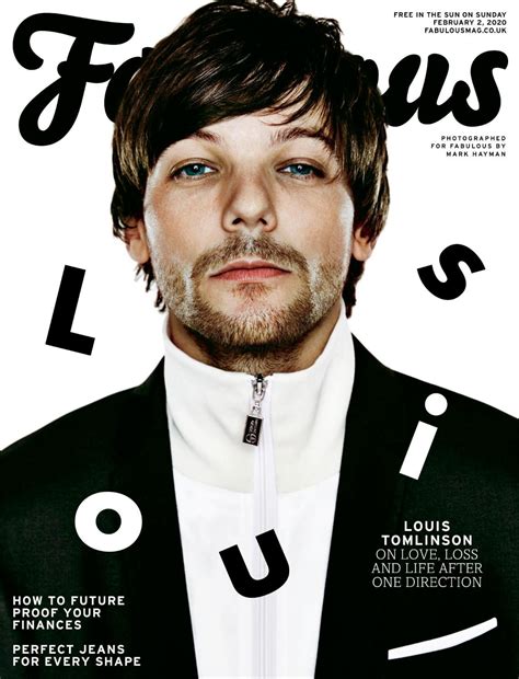 UK Fabulous Magazine February 2020: Louis Tomlinson One Direction ...