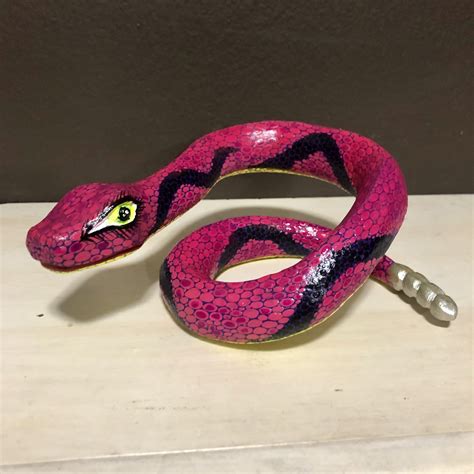 Alebrije Snake Wood Carving By Esperanza Martinez Of Oaxaca Mexico