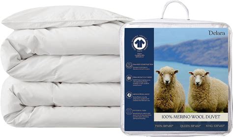 Free Shipping Delara Queen Size Wool Comforter Duvet Insert Ultra