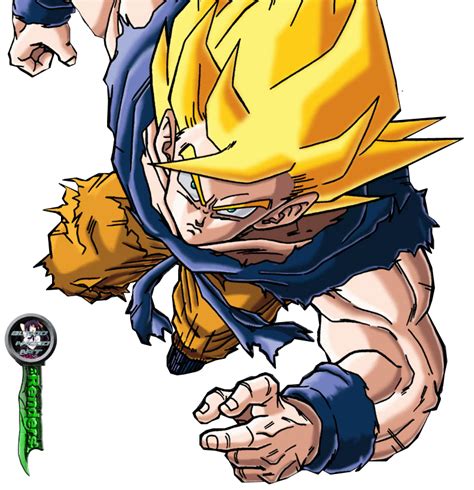 Dragon Ball Ssj Goku Render By Akenosenpairenders On Deviantart