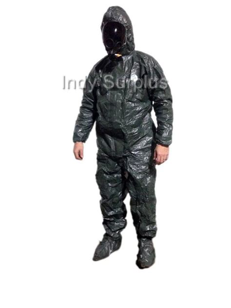 New Dupont Tyvek Tychem F Pro Tech Large Chem Suit Military Grade