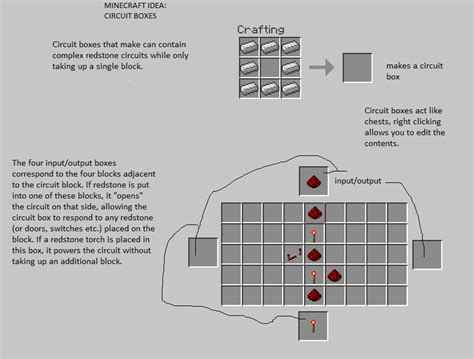 Idea Circuit Boxes For Compact Redstone Circuits Rminecraft