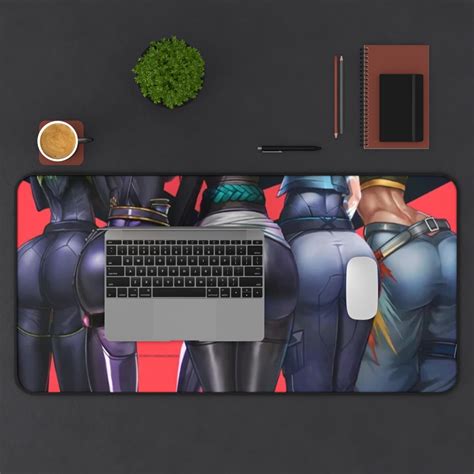 Valorant Booty Mousepad Valorant All Girls Desk Mat Waifu Mousepad Gift