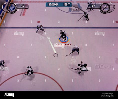 Nhl Hitz Pro Nintendo Gamecube Videogame Editorial Use Only Stock