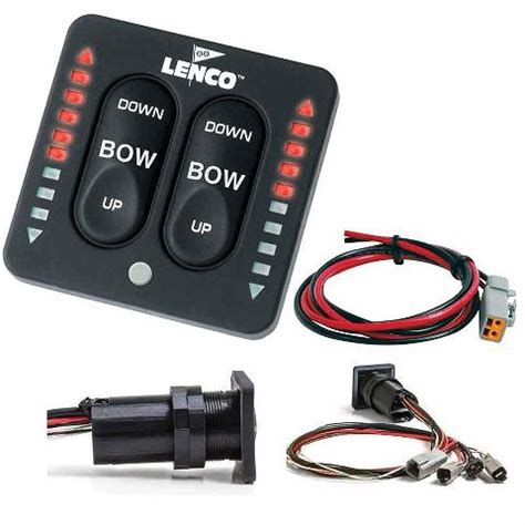 Lenco Marine 15170 001 LED Integrated Trim Tab Switch Kit F Single