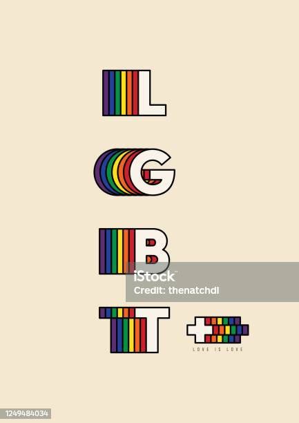 Lgbtq Community Pride Month Poster Design Template Background With