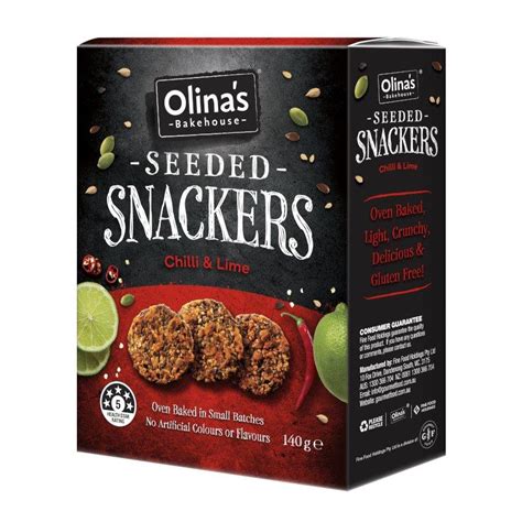 Foodhq Olina S Bakehouse Snackers Chilli Lime