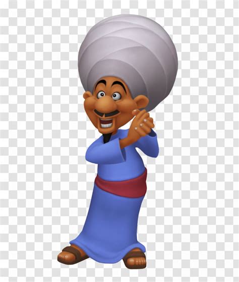 Kingdom Hearts II Coded Genie Jafar Merchant - Aladdin Transparent PNG