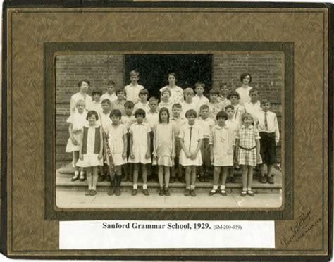 Class At Sanford Grammar School 1929 · Riches