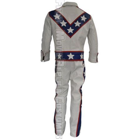 9 Evel Knievel costume leather jumpsuit Evel Knievel motorcycle leather ...