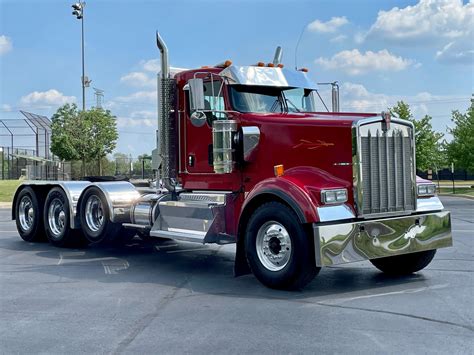 Used 2014 Kenworth W900 Quad Axle Day Cab Cummins Isx 550 Horsepower