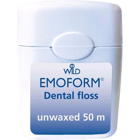 EMOFORM Dental Floss Ungewachst Fein 50 M