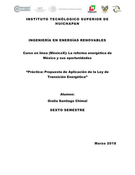 Practica Propuesta de aplicacionde la ley de transición