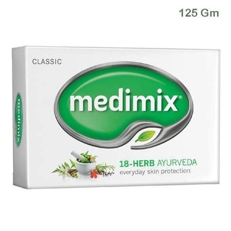 125 Gm Medimix Classic 18 Herbs Ayurveda Soap Packaging Type Box At