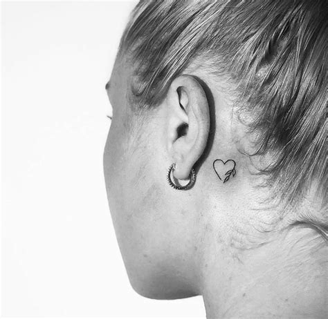 101 Best Heart Tattoo Behind Ear Ideas That Will Blow Your Mind!