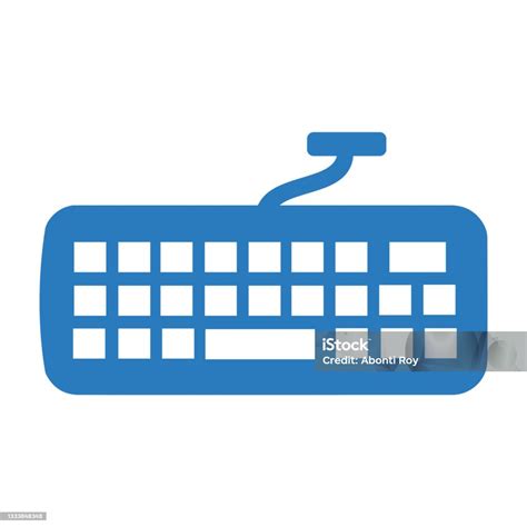 Keyboard Qwerty Type Icon Stock Illustration - Download Image Now ...