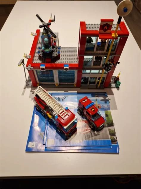 Lego City Feuerwehr Hauptquartier Mit Bauanleitung Ohne Ovp Eur