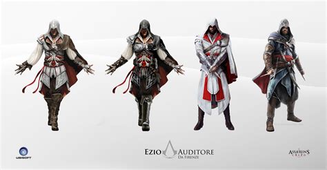 The Progression Of Ezios Outfits Assassins Creed Cosplay