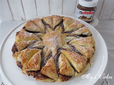 Aly S Cakes Tarta Estrella De Hojaldre Y Nutella