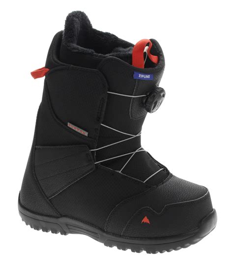 Shoes Burton Zipline Boa Black Unisex Junior Snowboard Shop