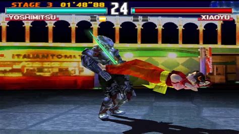 Tekken 3 Yoshimitsu With King Moves Arcade Youtube