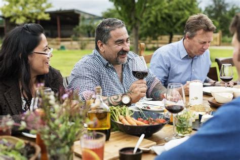 Group of People Dining Concept Stock Image - Image of concept, event ...