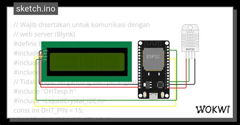 Simulasi Sensor Suhu Dan Kelembapan Wokwi Esp Stm Arduino Simulator