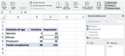 Campi Calcolati Come Ottenere Nuovi Dati Da Una Tabella Pivot SOS Excel