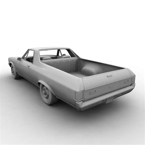 3d Model Chevrolet El Camino 1969