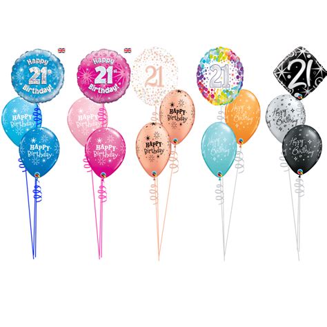 21st Birthday Balloon Table Decoration | Cardiff Balloons | Open 6 Days