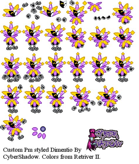 Dimentio Sprite Sheet By Jayhyperstarx On Deviantart