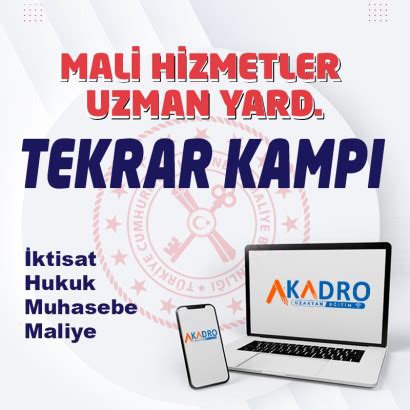 Mali Hizmetler Uzman Yard Mc L Haz Rl K Kamp Akdrue Evrimi I